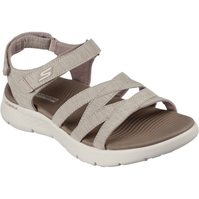 Skechers Comfortable Sandals - Taupe - 141450 Go Walk Flex Sunshine